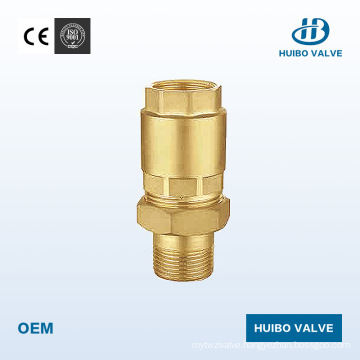 Brass Universal Check Valve Plastic Core 1/2′′-1′′inch